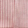 Yarn-Dyed Double Gauze STRIPES Skin / Paprika
